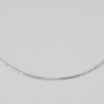 CADENA COLA DE RATON LISO X DIAMANTADO 1MM-45CM - Imagen 2