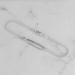 PULSERA CUBANA PLACA 2MM-18CM - Imagen 3