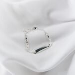 PULSERA PLACA ESCALERA DIAMANTADA 3MM-18CM - Imagen 3