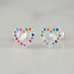 TOPO CORAZON SILUETA CIRCONES - Imagen 2