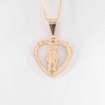 DIJE MILAGROSA CORAZON TALLADO