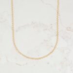 CADENA CORAZONES ENTRELAZADOS 2MM-45CM - Imagen 2