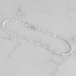 PULSERA BARRILES DIAMANTADO X ITALIANO 2MM-18CM