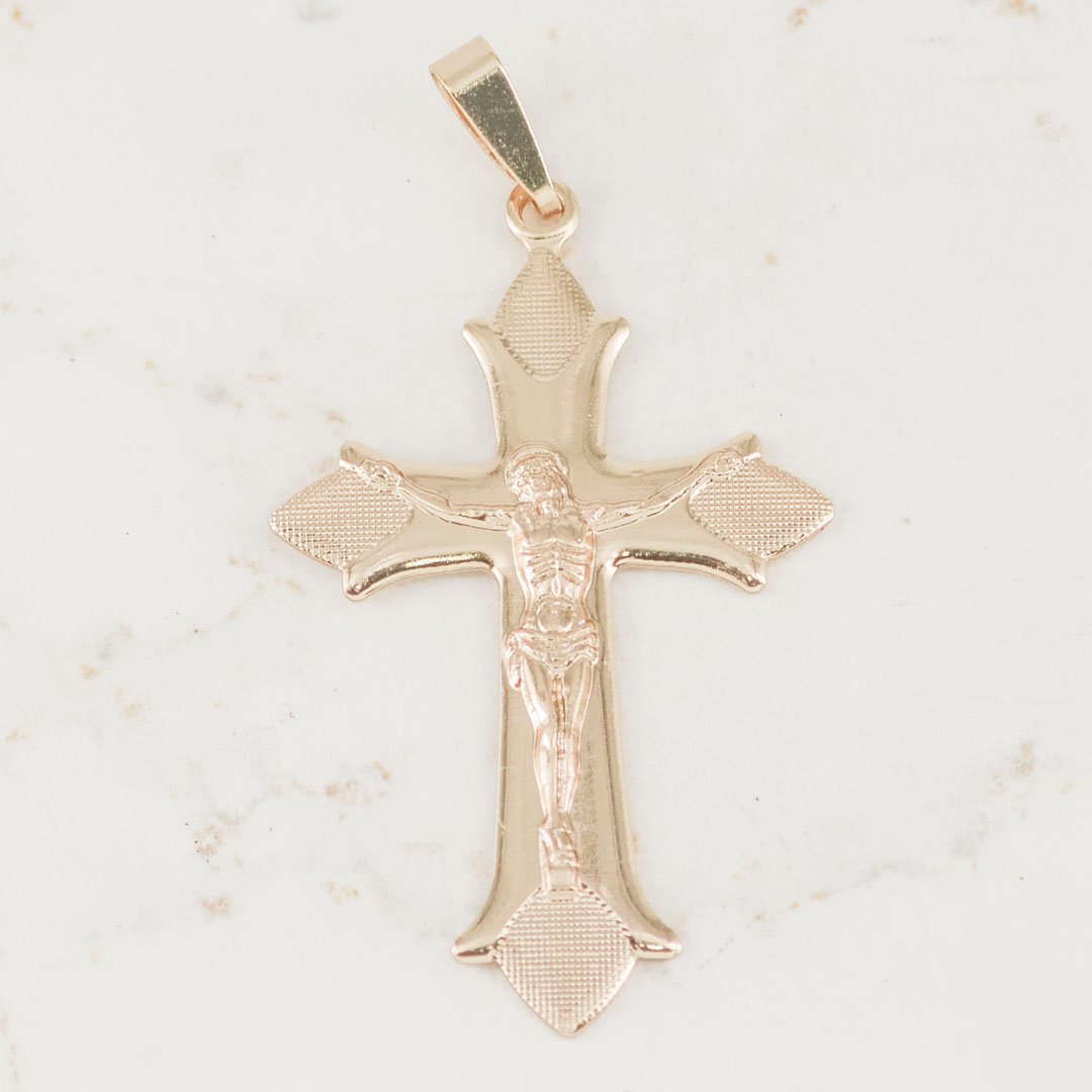 28427-DIJE-CRUCIFIJO-PUNTAS-TALLADAS.jpg DIJE CRUCIFIJO PUNTAS TALLADAS - Imagen 1